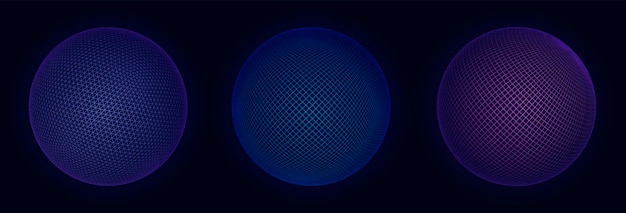 Onda dinámica hexagonal digital de partículas Vector abstracto azul fondo futurista Visualización de datos grandes