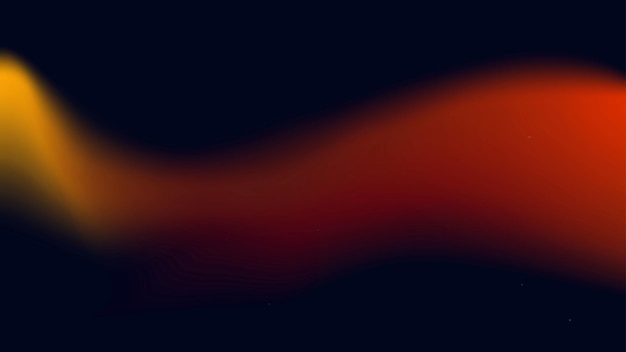 Onda gradiente abstracta con tonos naranja y rojo