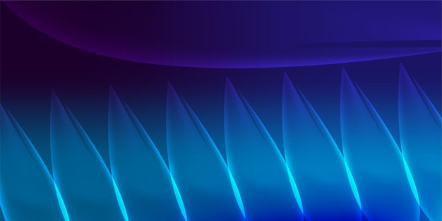 La onda de luz azul es un fondo abstracto