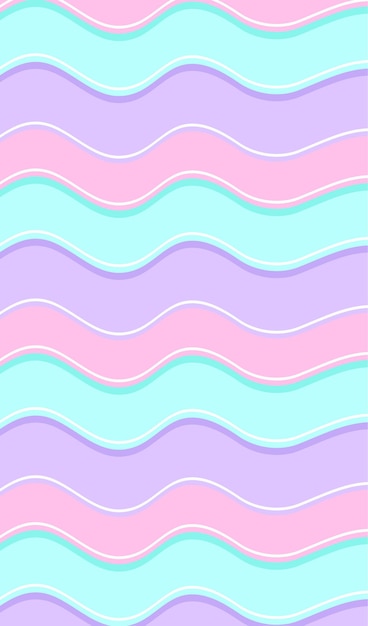 una onda rosa y azul con una franja rosa