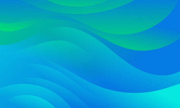 ondas abstractas que son verdes y negras con un fondo verde