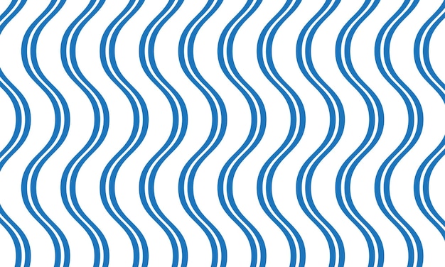 Vector ondas azules y blancas sobre un fondo blanco