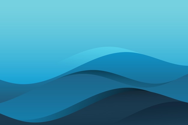 ondas azules en un fondo azul con un fondo azul