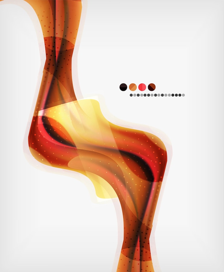 Vector ondas borrosas abstractas en el aire