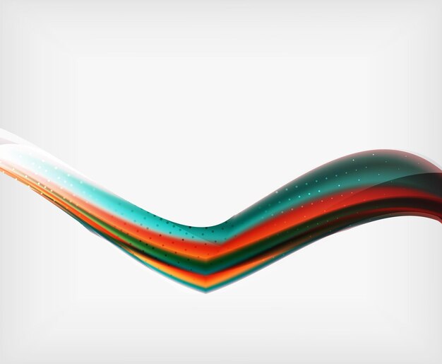 Ondas borrosas abstractas en el aire