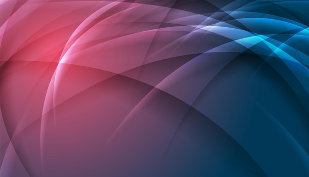 Las ondas brillantes de color rosa azul fondo abstracto