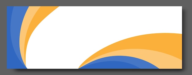 Ondas de color Azul y naranja formas dinámicas Plantilla para pancartas portadas carteles volantes e ideas creativas