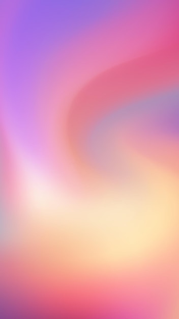 Ondas coloridas en un fondo de malla de gradiente suave