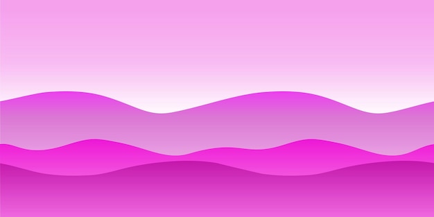 Ondas de fondo de vector abstracto de diferentes tonos de rosa un protector de pantalla para un fondo de gadget