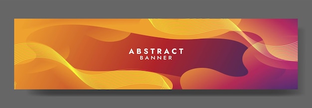 Ondas de gradiente dinámicas para pancartas audaces y modernas