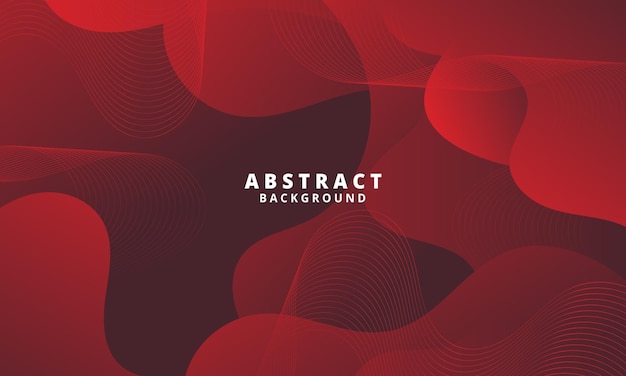 Ondas de gradiente rojo oscuro armoniosas para el diseño web