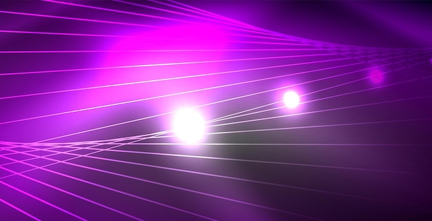 Ondas de neón brillantes brillantes brillantes