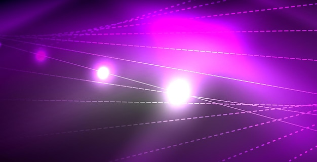 Ondas de neón brillantes brillantes brillantes