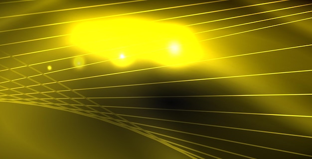 Ondas de neón brillantes brillantes brillantes