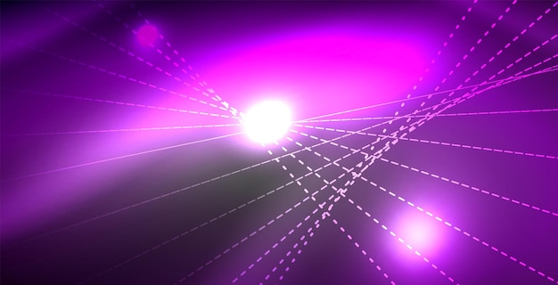 Ondas de neón brillantes brillantes brillantes
