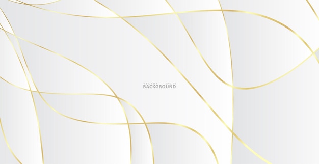 Ondas de oro Fondo de lujo diseño de patrón dorado