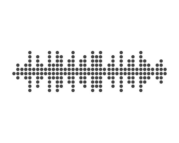 Ondas de sonido ilustración vectorial