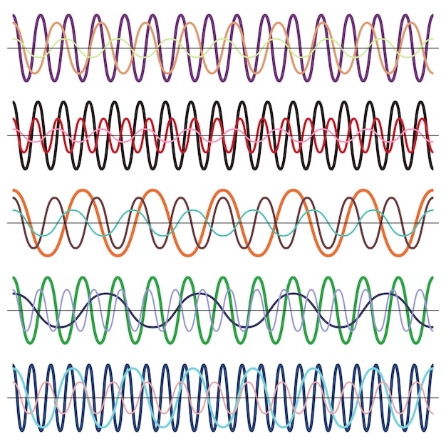 Vector ondas de sonido10