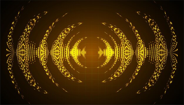 Las ondas sonoras oscilan la luz oscura