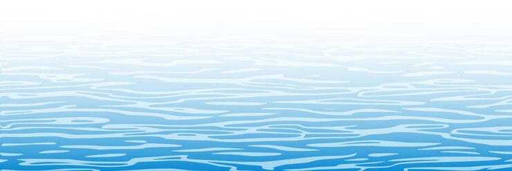 Vector las ondulaciones y las olas de agua de la superficie del mar fondo natural estandarte