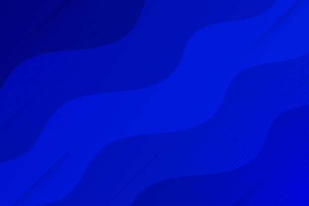 Ondulado azul minimalista con degradado de fondo de semitono