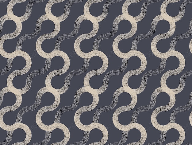 Ondulado Líneas Enredadas Patrones Sin Fisuras Tendencia Vector Fondo Abstracto