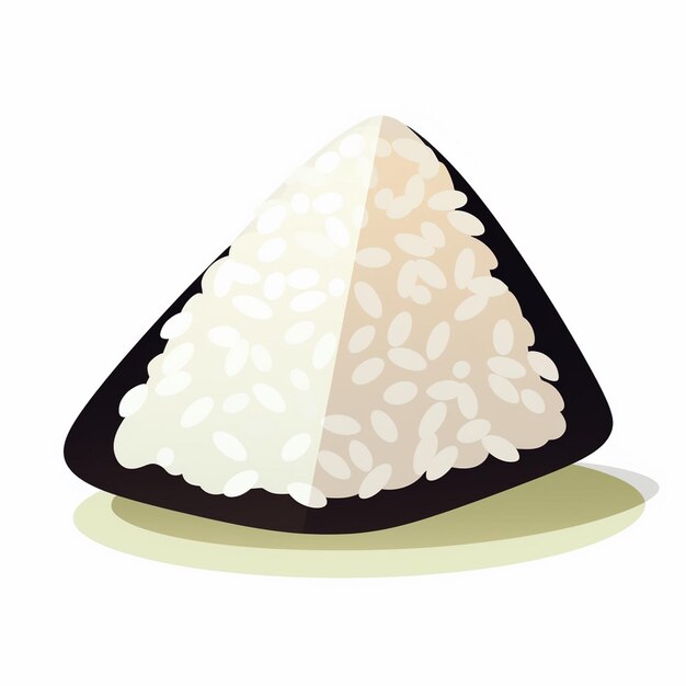 Onigiri arroz Japón ilustración vector de comida japonesa comida tradicional asiática icono de cocina