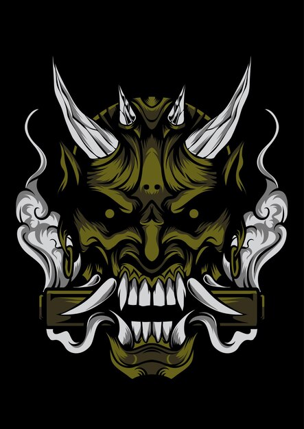 Onimusha humo ilustración ropa arte