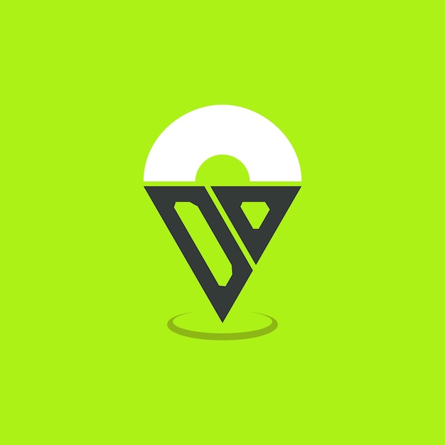 OO Diseño de logotipo de ubicación Iniciales modernas OO Logotipo de punto para aplicaciones de mapas de navegación y negocios basados en la ubicación