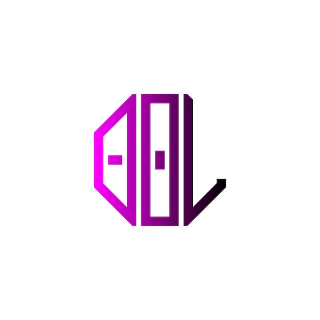 Ool letra creativa inicial moderno minimalista atemporal espacio negativo monograma símbolo diseño del logotipo