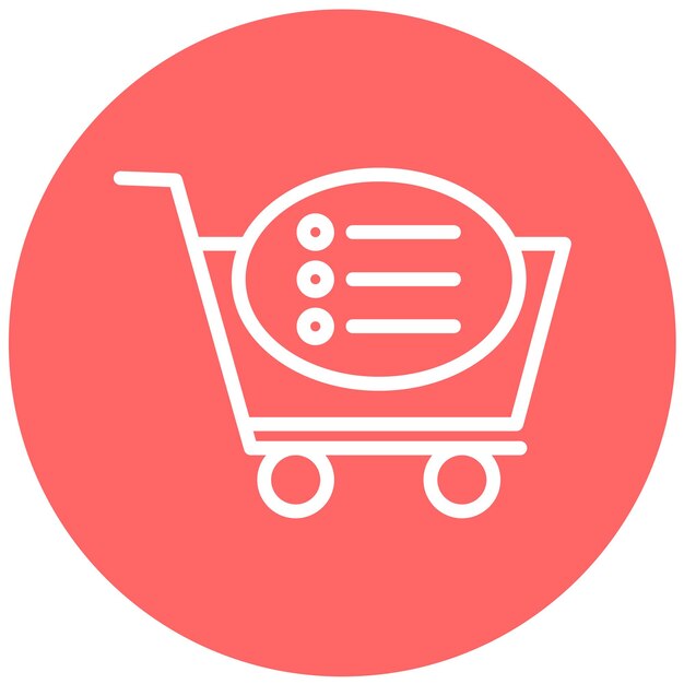 Opciones de diseño vectorial del carrito Estilo del icono