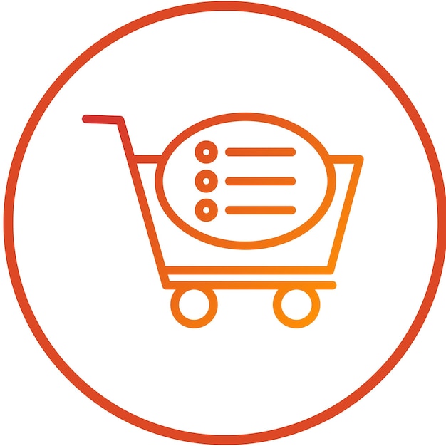 Opciones de diseño vectorial del carrito Estilo del icono