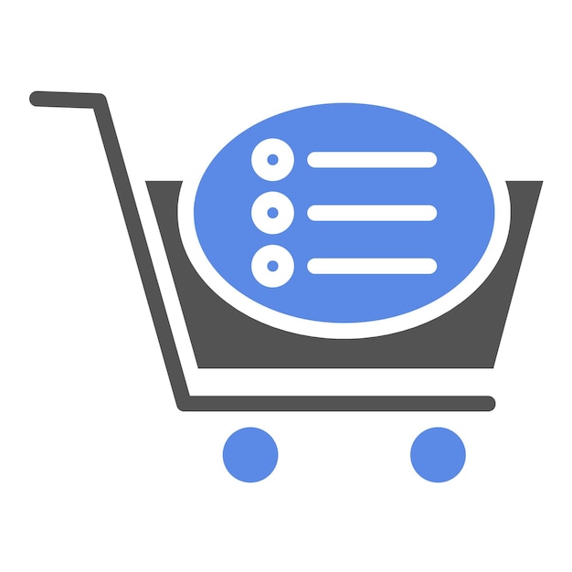 Opciones de diseño vectorial del carrito Estilo del icono