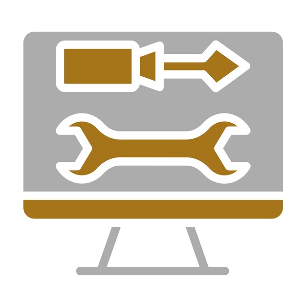 Opciones de visualización de diseño vectorial Estilo del icono
