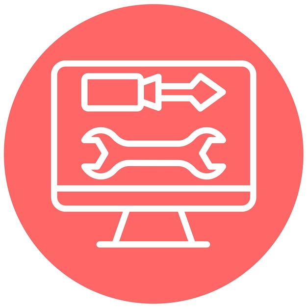 Opciones de visualización de diseño vectorial Estilo del icono