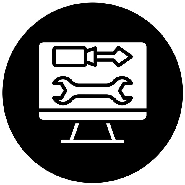 Opciones de visualización de diseño vectorial Estilo del icono