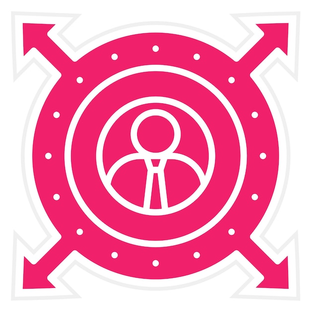 Oportunidad de crecimiento profesional Estilo del icono