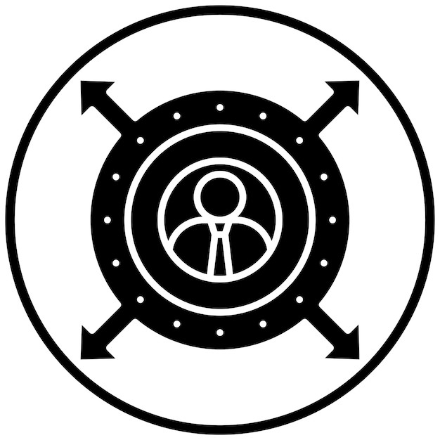 Oportunidad de crecimiento profesional Estilo del icono