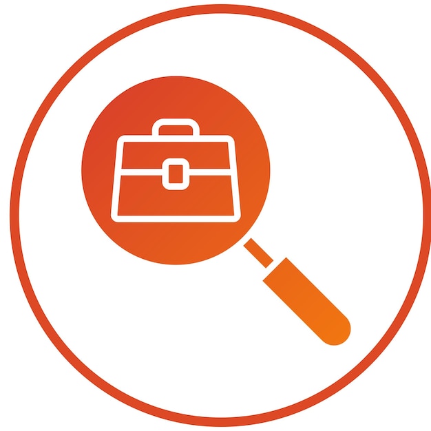 Oportunidades de diseño vectorial Buscando estilo de icono