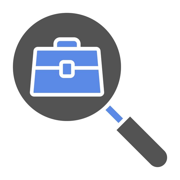 Oportunidades de diseño vectorial Buscando estilo de icono
