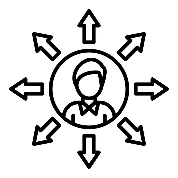 Oportunidades de diseño vectorial Estilo de icono