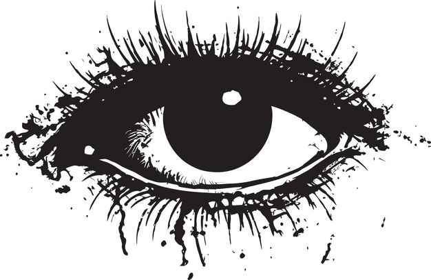 Vector opticviewgraffix icono de ojo elegante sightaura símbolo de visión dinámica