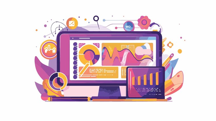 Vector optimización profesional de sitios web ilustración vectorial de conceptos abstractos