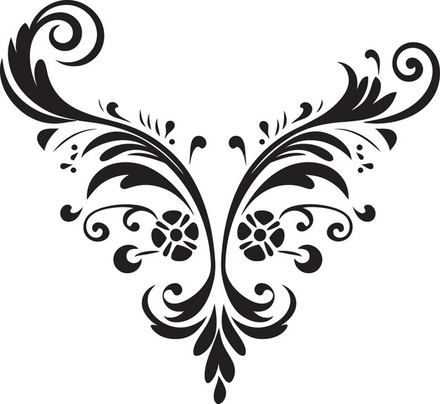 Opulencia del Viejo Mundo Emblema elegante con diseño de frontera europea negra Diseño de logotipo elegante de la realeza retro