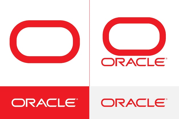 Oracle logotipo oficial de identidad de marca AI y archivo EPS