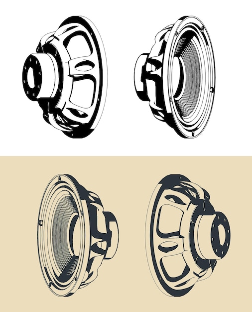 Oradores de subwoofer