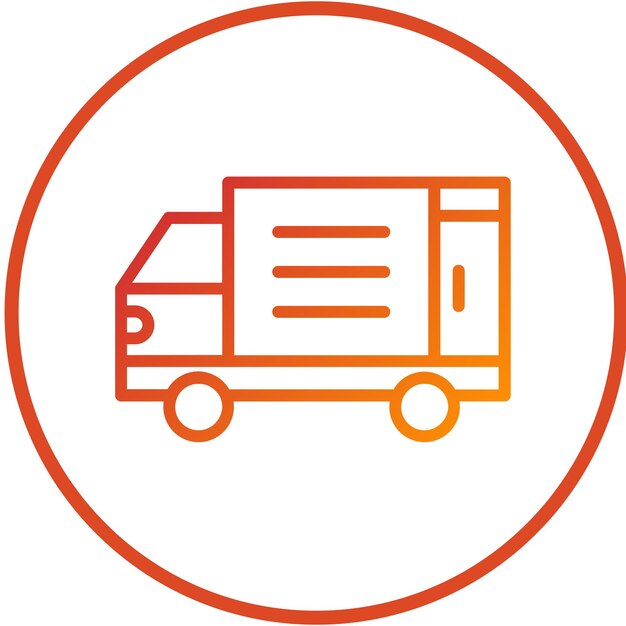 Orden de diseño vectorial Estilo de icono enviado