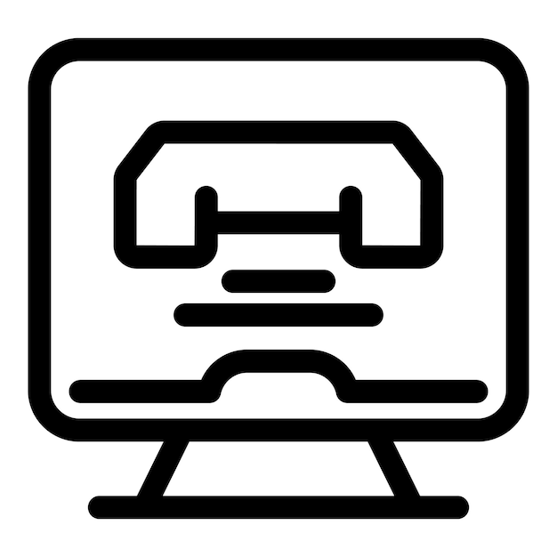 El ordenador muestra un icono del proceso de impresión 3D