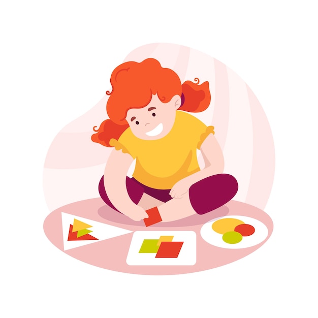 Ordenar y clasificar objetos ilustración vectorial de dibujos animados aislados