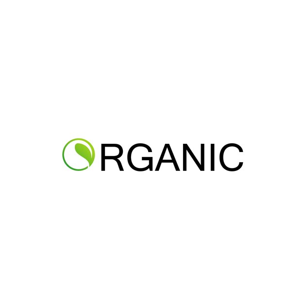 Organic Logo Design Vector